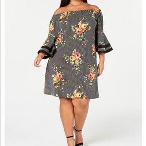 Love Squared off-the-shoulder dress